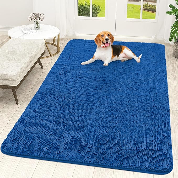 OLANLY Dog Door Mat for Muddy Paws 70x46, Absorbs Moisture and Dirt, Absorbent by OLANLY