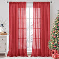 BGment 96 Inches Long Linen Curtains by BGment