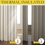 NICETOWN 100% Blackout Curtains 95 inches Length - Image 4