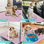 OLANLY Dog Door Mat for Muddy Paws 30x20, Paw Print Design, Absorbs Moisture - Image 7
