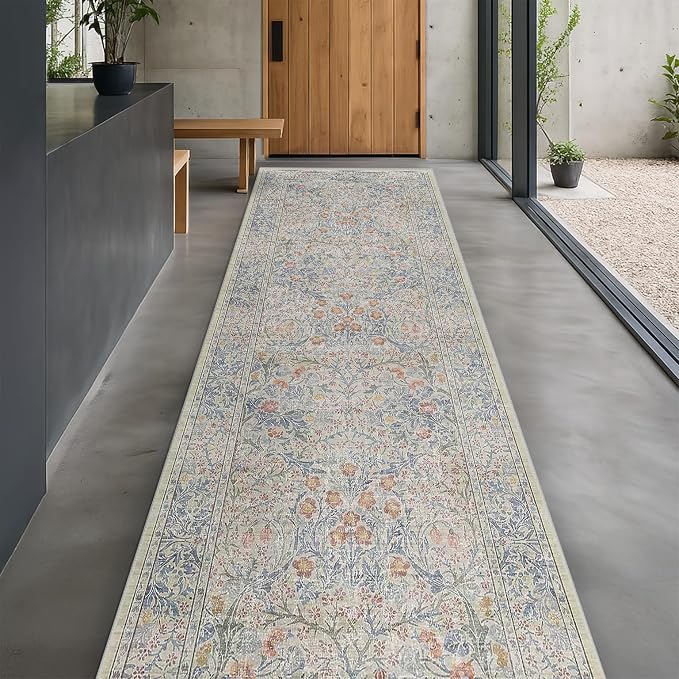 Washable 3x20 Wide Hallway Runner Rug - Image 3