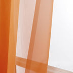 OWENIE Sheer Curtains 63 inch Length 2 Panels Set, Rod Pocket Voile Fimly Sheer - Image 4
