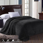 Exclusivo Mezcla Fleece Bed Blanket Queen Size, Super Soft and Warm Blankets - Image 3