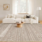 Nakagishi 7x10 Area Rugs Living Room: Washable Boho Large Neutral Soft - Image 6