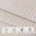 Soft Waterproof Chenille Cover Washable, Non Slip Sectional Sofa Covers - Image 4