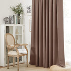 RYB HOME Blackout Curtains for Bedroom Living Room 72 inches Long, Thermal - Image 5