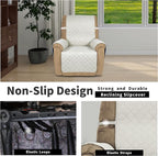 Easy-Going Recliner Chair Slipcover Reversible Sofa Cover Water Resistant Couch - Image 3