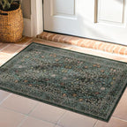 Dark Green Washable Entry Rug - Image 7
