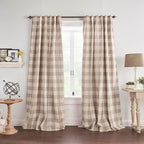 Elrene Home Fashions Farmhouse Living Grainger Buffalo-Check Blackout Window - Image 2