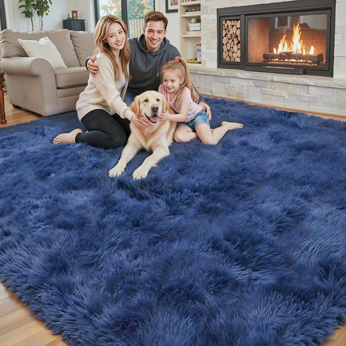 8x10 Area Rugs for Living Room Bedroom, Large Area Rug Shaggy Carpet Soft Plush - Image 4