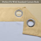 SimpleHome Ombre Room Darkening Curtains 96 inches Length - Image 3