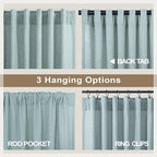 Seafoam Curtains 63 Inch Length - Image 5