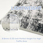 IOHOUZE Round Area Rug 3 Ft Circle Entryway Rugs Round Washable Door Mat Indoor - Image 5