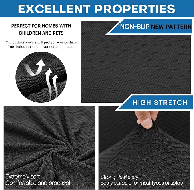 XINEAGE 2026 New 3 Pieces Couch Covers - Image 2