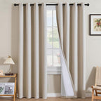 H.VERSAILTEXLinen-Polyester Curtains 100%Blackout Curtains by HVERSAILTEX