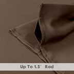 Chyhomenyc Brown Valances for Window, Room Darkening Short Curtains for Kitchen - Image 6