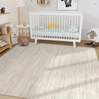 Nakagishi 5x8 Area Rugs Living Room: Washable Large Vintage Rug Neutral - Image 8