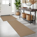 KOZYFLY Area Rug Runner Sets of 2 Pcs 2x3 and 2x5 Washable Kitchen Rugs Non by KOZYFLY