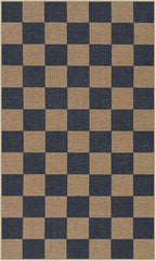 Lahome Colette Checkered Easy Jute Indoor Outdoor Carpet, 3x5 Washable Rugs - Image 8
