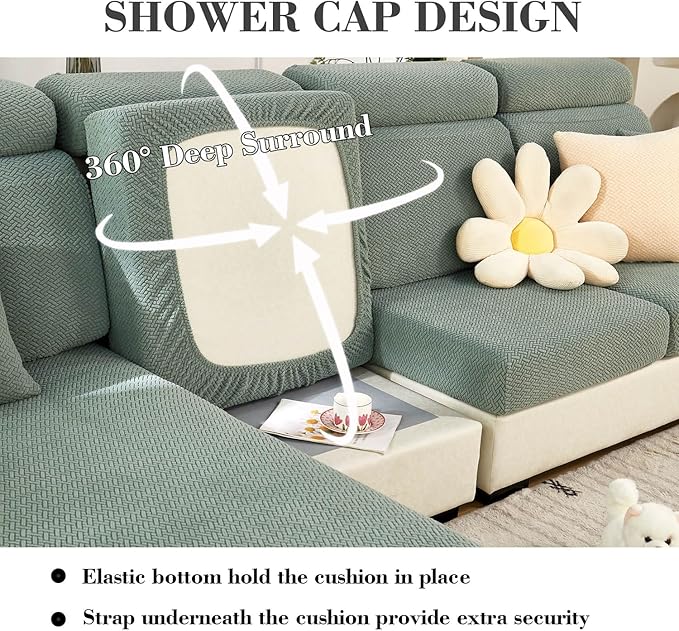 Sofa Covers Couch Covers for Sofa Pet Friendly Couch Cushion Covers Universal - Image 4