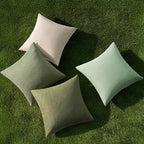 MIULEE Pack of 4 Decorative Throw Pillow Covers Linen Waterproof Pillow Covers - Image 4