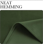 NICETOWN Room Darkening Dark Green Curtains - Image 7