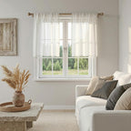 MYSKY HOME Small Window Natural Curtains - Image 3