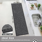 BEQHAUSE Kitchen Runner Rugs 24"x72", Non-Slip Kitchen Mats - Image 2