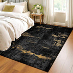 Washable Area Rugs 4x5 Non-Slip Modern Abstract Soft - Image 3