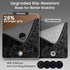 Ophanie 3x5 Black Rugs for College Dorm, Bedroom Small Area Rug, Non-Slip - Image 4