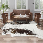 AROGAN White 8×10 Feet Faux Cow Print Rug Large by AROGANAREARUG