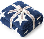 Snuggle Sac American Star Patriotic Throw Blanket Blue, July 4th Blanket Ultra - Image 4
