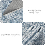 9x12 Area Rugs for Living Room, Non Slip Machine Washable Vintage Rugs - Image 5