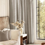Taupe Linen Curtains 96 inches Long - Image 5
