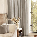 Taupe Linen Curtains 120 inches Long - Image 5