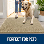 OLANLY Dog Door Mat for Muddy Paws 36x24, Absorbs Moisture and Dirt, Absorbent - Image 6