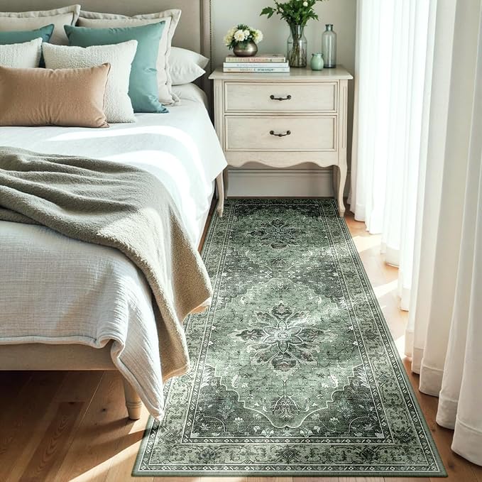 RELEANY Area Rugs 3'x8' Runner Rug Non Slip Washable by RELEANY