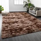Deerhoo Large Shag Area Rugs 6 x 9, Tie-Dyed Plush Fuzzy Rugs by Deerhoo