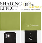 NICETOWN Green Blackout Curtains Window Panels, Window Treatment Thermal - Image 5