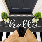 EARTHALL Funny Hello Mats Outside/Inside 59"x24", Front Door Mat Outdoor - Image 6