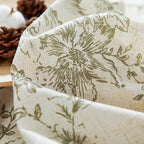 jinchan Linen Blend Floral Curtains - Image 5