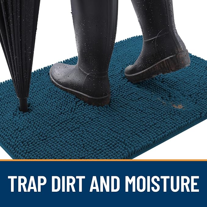 OLANLY Dog Door Mat for Muddy Paws 32x20, Absorbs Moisture and Dirt, Absorbent - Image 2