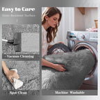 5x7 Area Rug for Living Room: Fluffy Shag Soft Washable Rugs Fuzzy Plush Indoor - Image 5