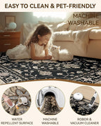 Area Rugs 2'x10' Runner Rug Non Slip Washable - Image 6