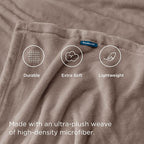 Bedsure GentleSoft Fleece King Size Blankets - Image 4