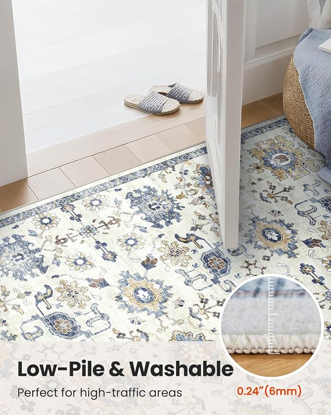 AMADA HOMEFURNISHING 6x9 Area Rugs, Vintage Rugs - Image 8