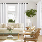NICETOWN 100% Blackout Window Curtain Panels 86 inch Length - Image 6
