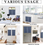 RYB HOME Cafe Blackout Curtains 24 inch Length, RV Curtains - Image 6