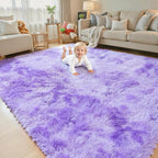 Rugs for Living Room 5x8, Alfombras para Salas Shag Large Plush Soft Area Rug by Junhejiamei