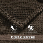 Exclusivo Mezcla Fleece Bed Blanket Twin Size, Super Soft and Warm Blankets - Image 8